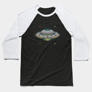 UFO Space Baseball T-Shirt